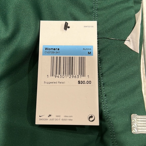 NWT Women’s Nike Performance Game Short Dark Green size medium - Picture 5 of 5